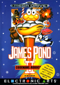 James Pond II: Codename RoboCod JP Sega Mega Drive  box art